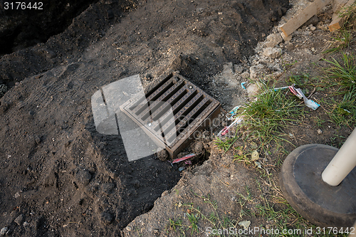 Image of Sewer on the road