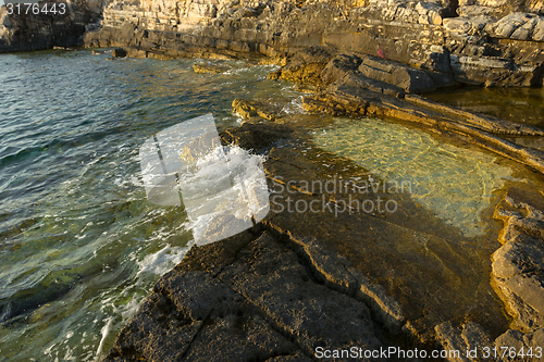 Image of Beach with rocks and clean water