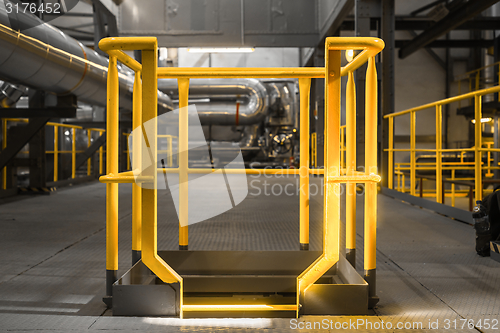 Image of Yellow industrial frame