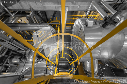 Image of Ladder in industrial interior