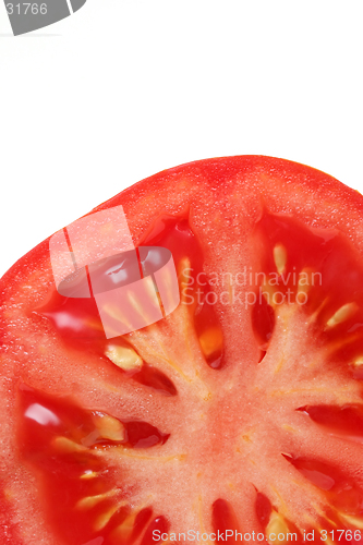 Image of tomato cross section