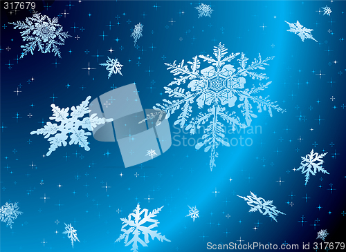 Image of starry snowflake