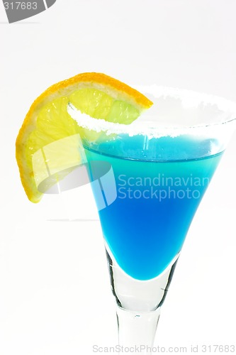 Image of Blue Margarita in a Glass