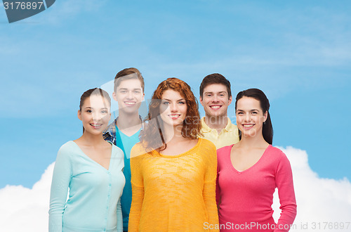 Image of group of smiling teenagers