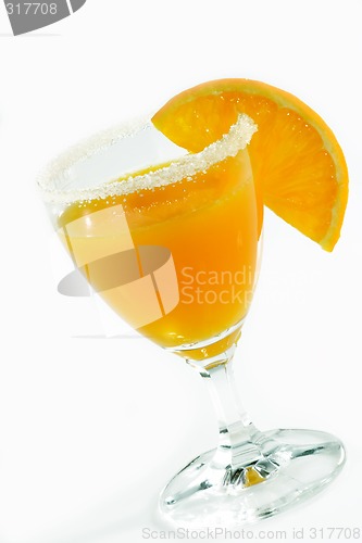 Image of Glass of Orange Juice