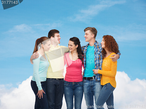 Image of group of smiling teenagers