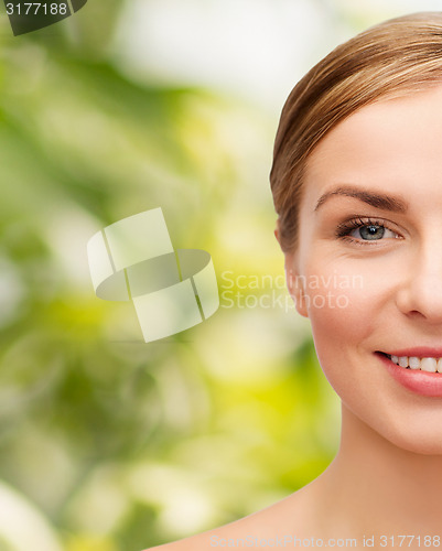 Image of face of beautiful woman