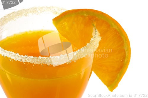 Image of Orange Juice with Orange Slice