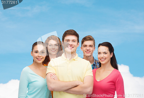 Image of group of smiling teenagers