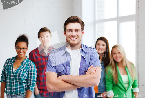 Image of student boy at school