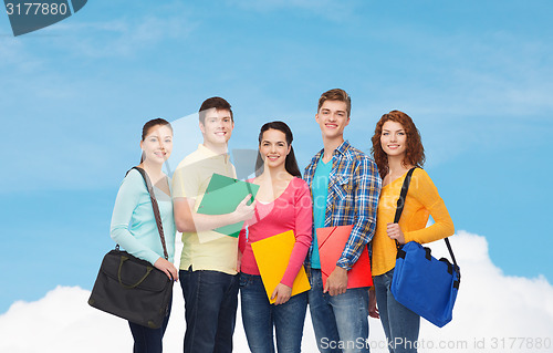 Image of group of smiling teenagers