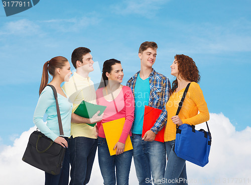 Image of group of smiling teenagers