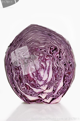 Image of Half of a Red Cabbage