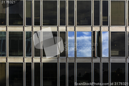 Image of Clouds reflected on windows