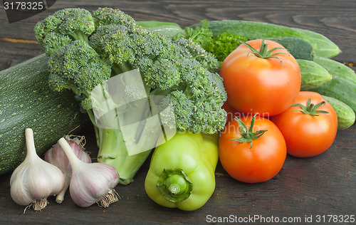 Image of Still life vegetables