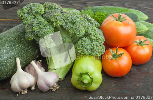 Image of Still life vegetables