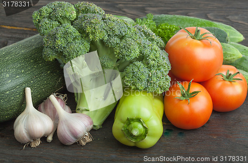 Image of Still life vegetables