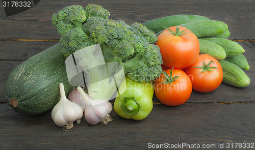 Image of Still life vegetables