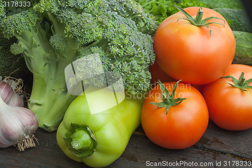 Image of Still life vegetables