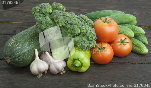 Image of Still life vegetables