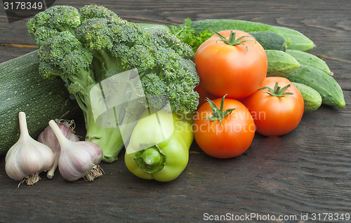 Image of Still life vegetables