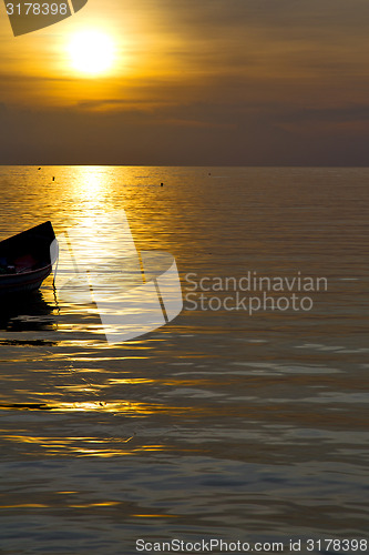 Image of asia   the  kho phangan bay isle sunset sun   