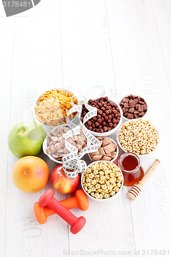 Image of lots of cereals