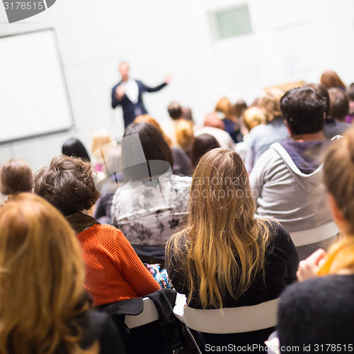 Image of Audience in the lecture hall.