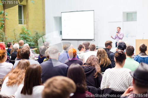 Image of Audience in the lecture hall.