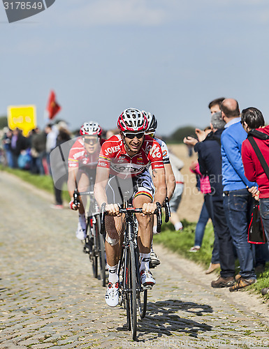 Image of Kenny Dehaes- Paris Roubaix 2014