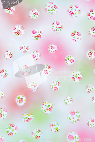 Image of pattern background with flowers