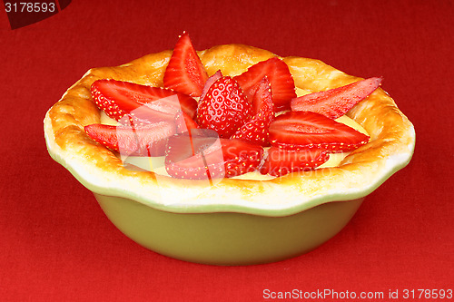 Image of Strawberry and custard tart