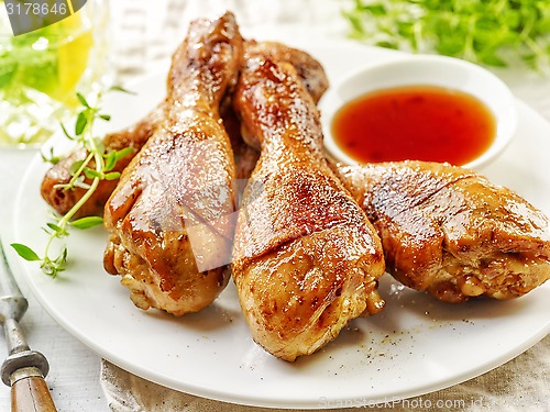 Image of grilled chicken legs