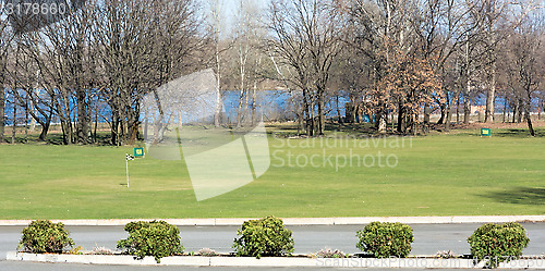 Image of Fragment of the golf course.