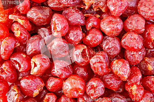 Image of Candied cherry texture