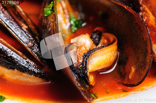 Image of Mussels in italian rustic style