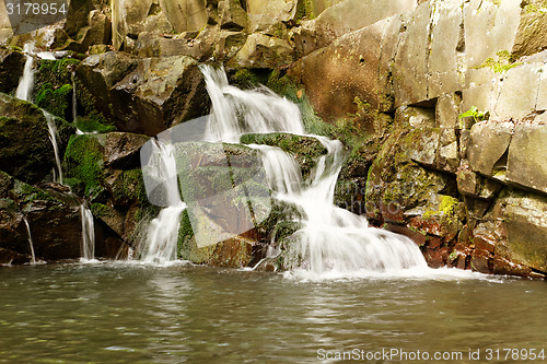 Image of Beautiful waterfall