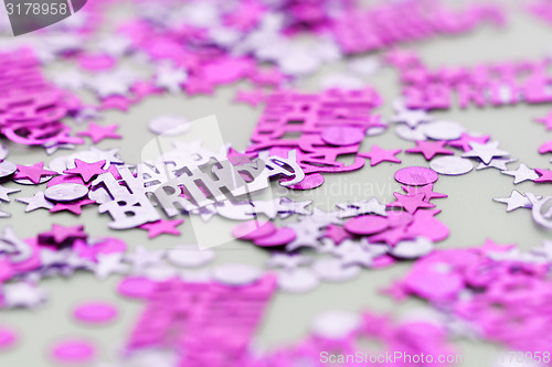 Image of Happy birthday confetti