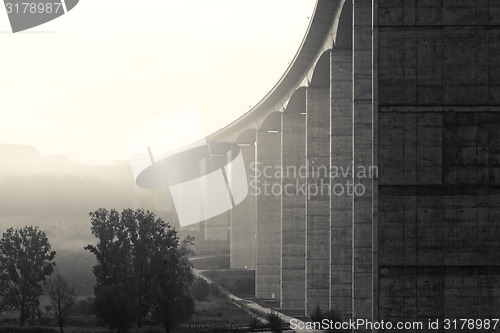 Image of Large highway viaduct ( Hungary)