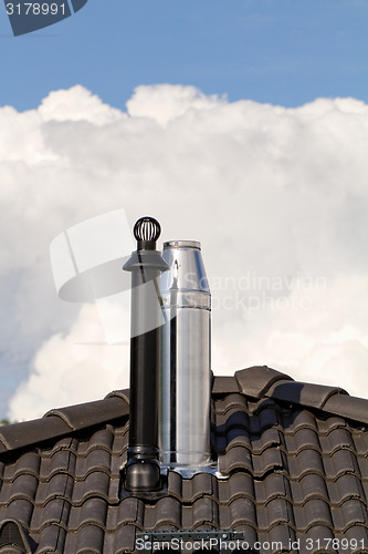 Image of Modern chimney