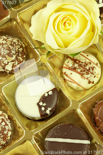 Image of Delicious chocolate pralines