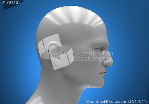 Image of Man\'s head close-up