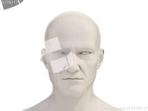 Image of Human head isolated