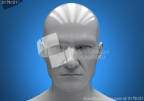 Image of Man\'s head close-up