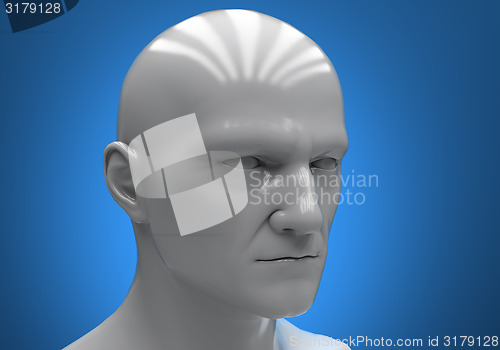 Image of Man\'s head close-up