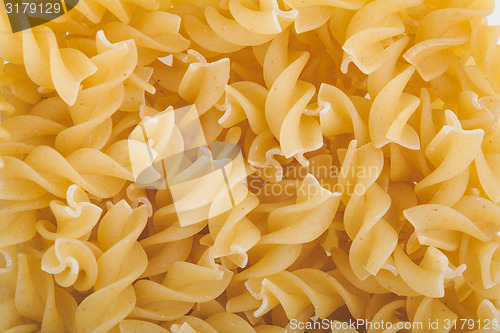 Image of Italian pasta close up