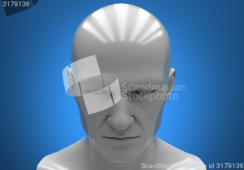 Image of Man\'s head close-up
