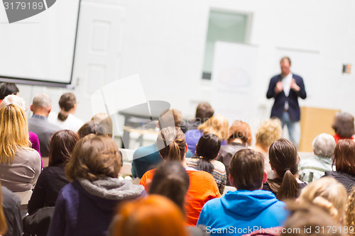 Image of Audience in the lecture hall.