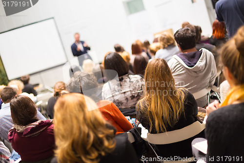 Image of Audience in the lecture hall.