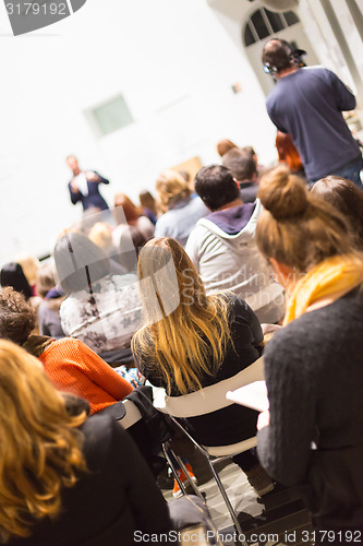 Image of Audience in the lecture hall.